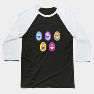 Russian dolls matryoshka Baseball T-Shirt